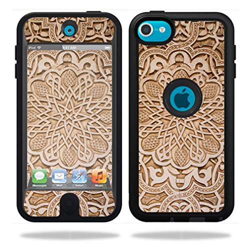 MightySkins Skin Compatible with OtterBox Defender Apple iPod Touch 5G 5th Generation Case wrap Sticker Skins Carved