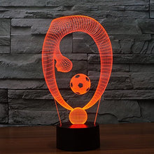Load image into Gallery viewer, 3D Jujitsu Night Light Illusion Lamp 7 Color Change LED Touch USB Table Gift Kids Toys Decor Decorations Christmas Valentines Gift
