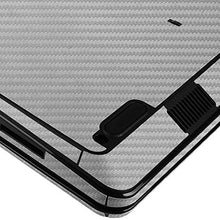 Load image into Gallery viewer, Skinomi Silver Carbon Fiber Full Body Skin Compatible with Dell Inspiron 15 3000 (Series 2017)(Full Coverage) TechSkin Anti-Bubble Film
