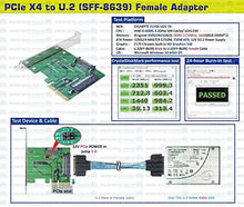 Load image into Gallery viewer, PCIe x 4 to SFF-8639 U.2 Female with SATA Power Adapter
